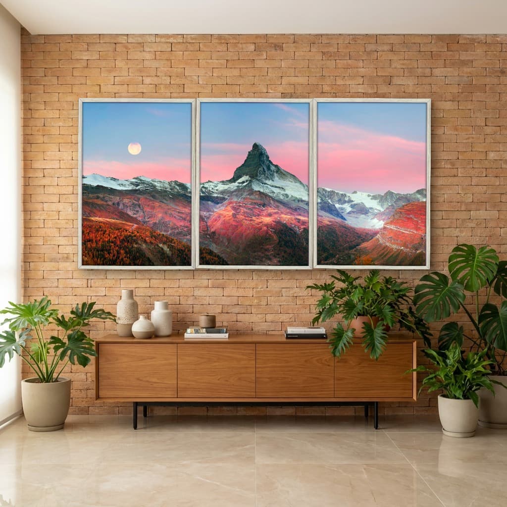 Kit Quadros Decorativos Montanha