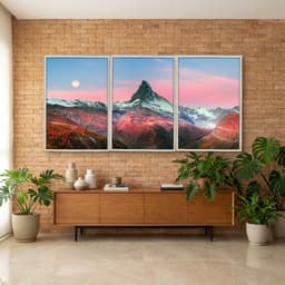 Kit Quadros Decorativos Montanha