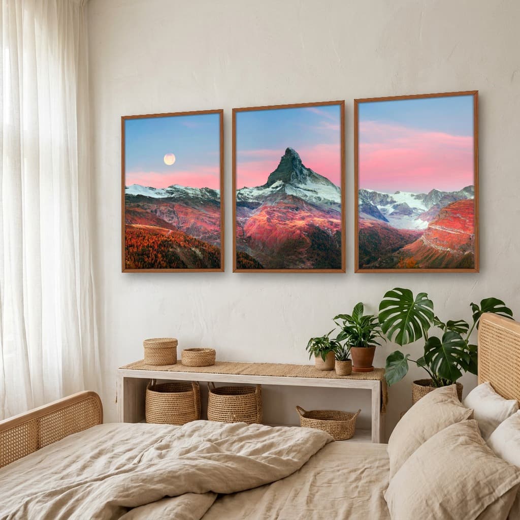 Kit Quadros Decorativos Montanha