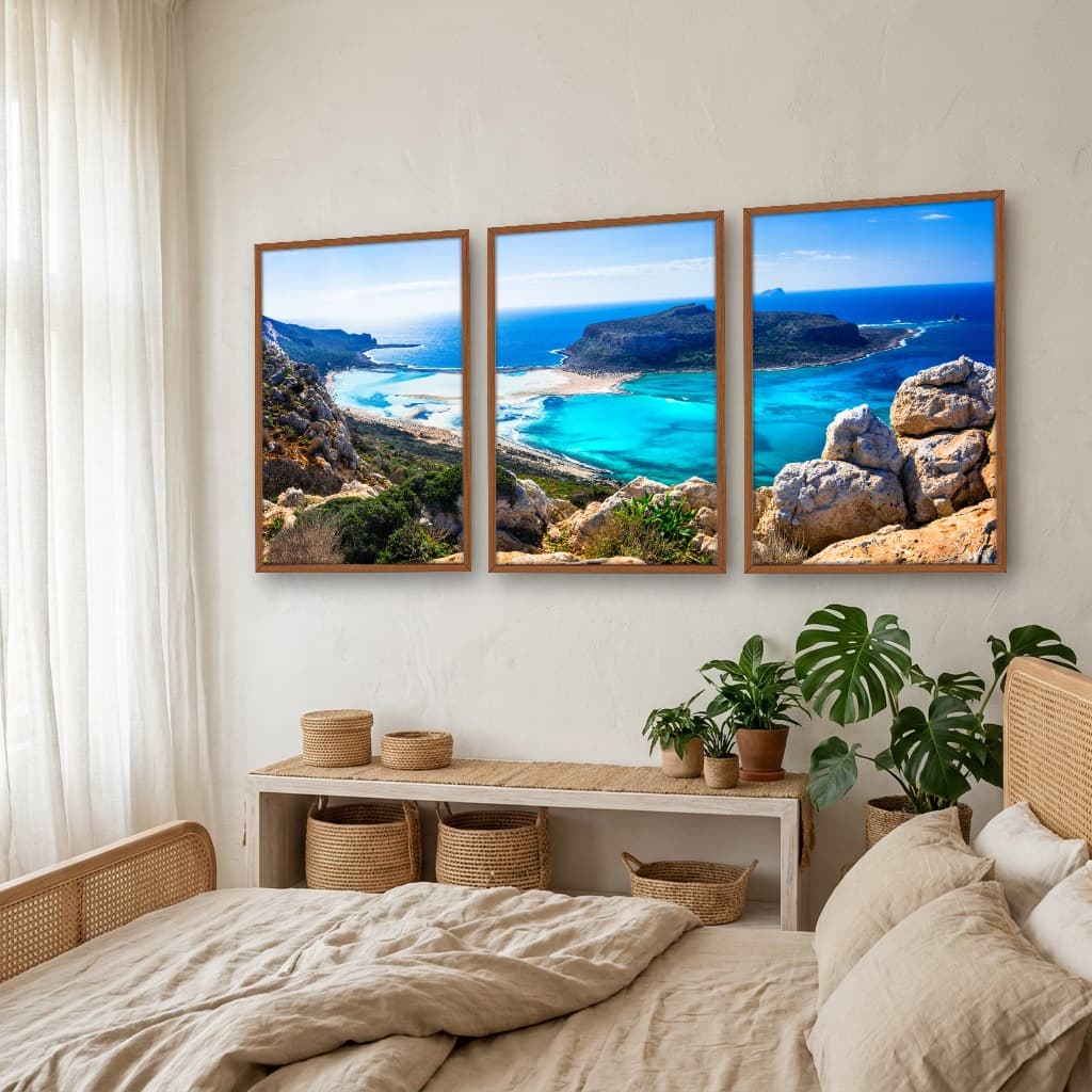 Kit Quadros Decorativos Ilha