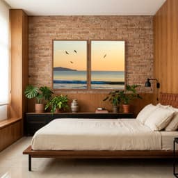 Kit Quadros Decorativos Mar