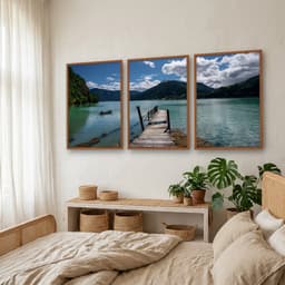Kit Quadros Decorativos Passarela