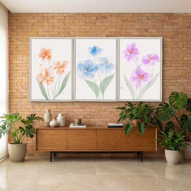 Kit Quadros Decorativos Minimalista