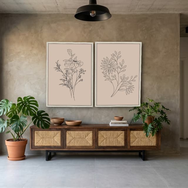 Kit Quadros Decorativos Minimalista