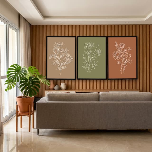 Kit Quadros Decorativos Minimalista