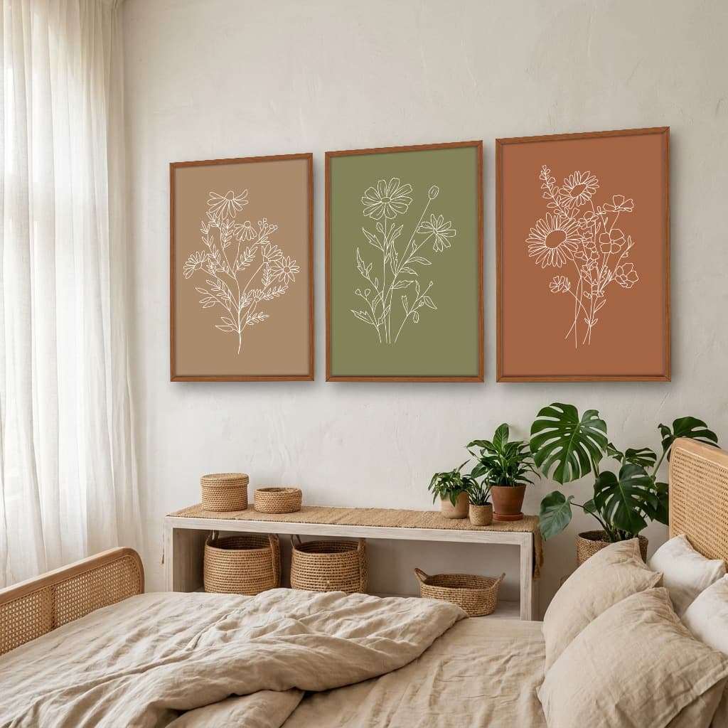 Kit Quadros Decorativos Minimalista