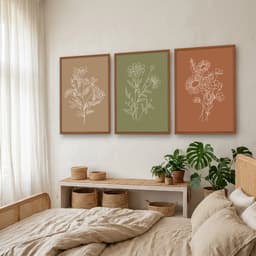 Kit Quadros Decorativos Minimalista