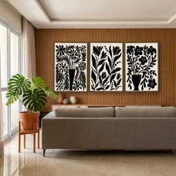 Kit Quadros Decorativos Minimalista