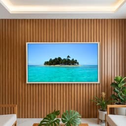 Quadro Decorativo Ilha Mar Azul