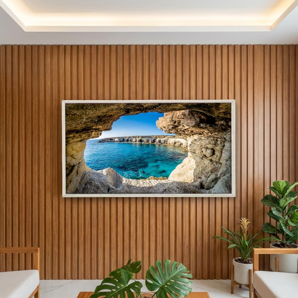 Quadro Decorativo Cavernas Marinhas