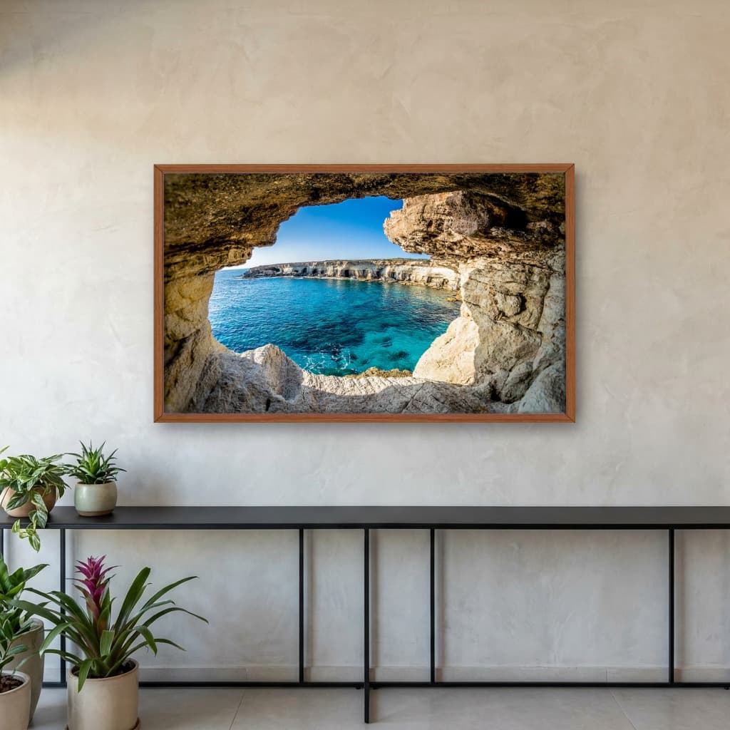 Quadro Decorativo Cavernas Marinhas