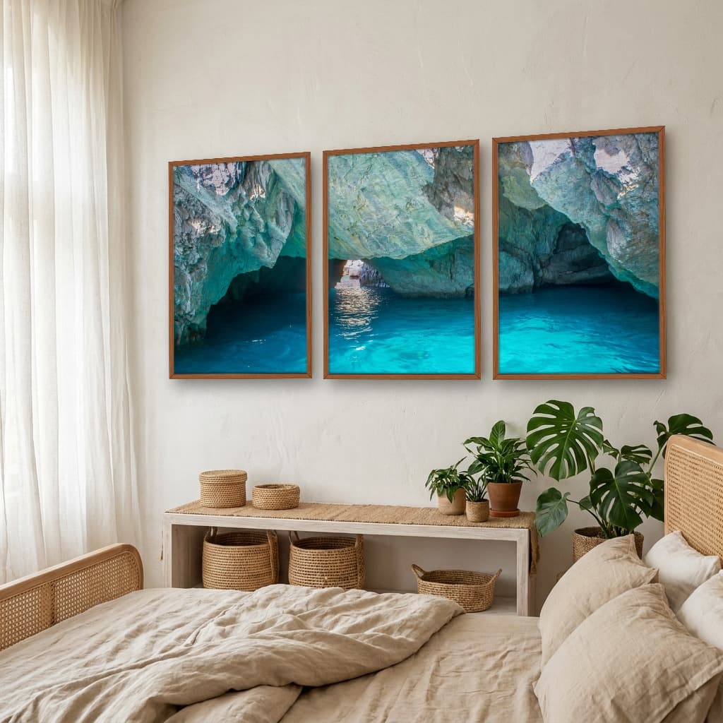 Kit Quadros Decorativos Gruta Da Caverna