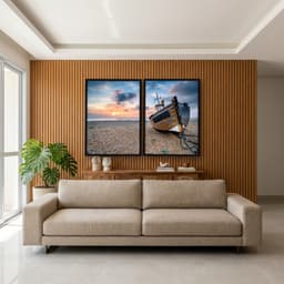 Kit Quadros Decorativos Na Areia