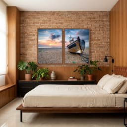 Kit Quadros Decorativos Na Areia
