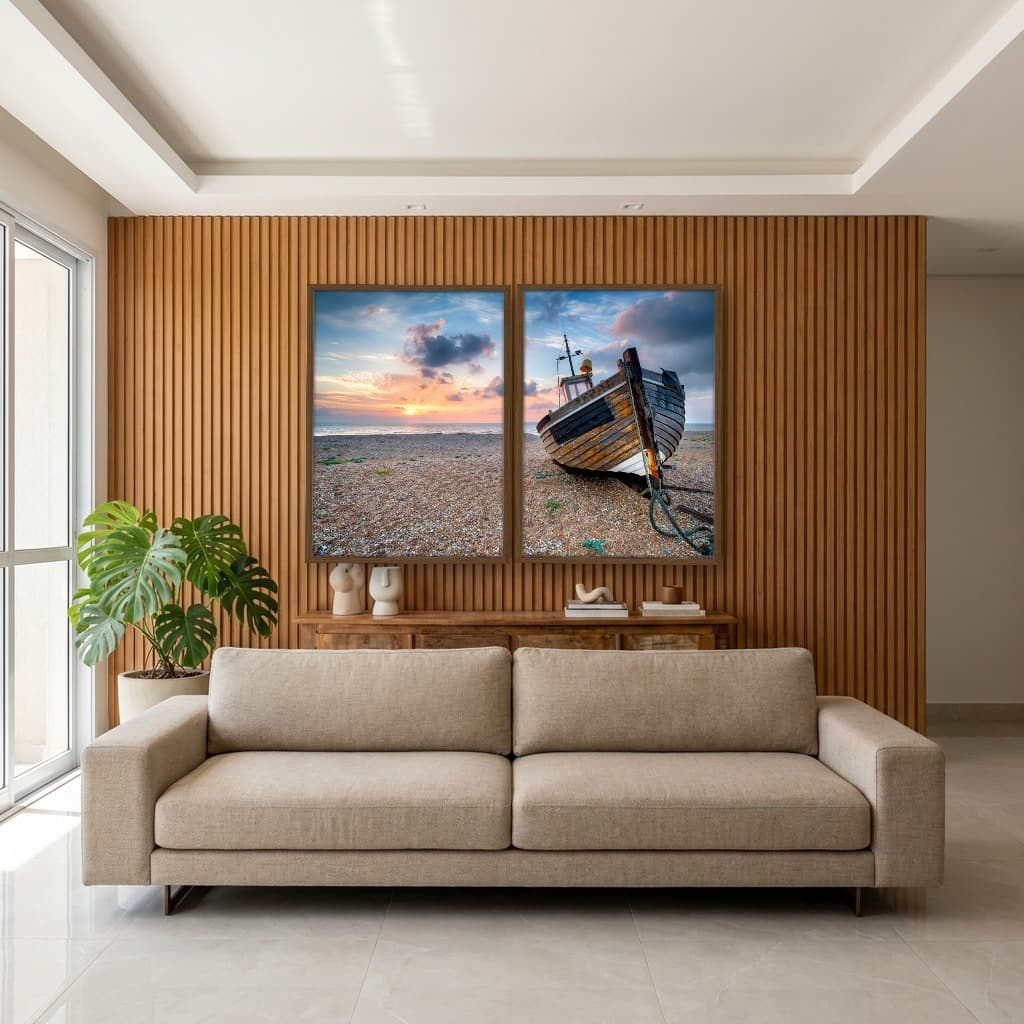 Kit Quadros Decorativos Na Areia