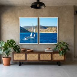 Kit Quadros Decorativos No Mar