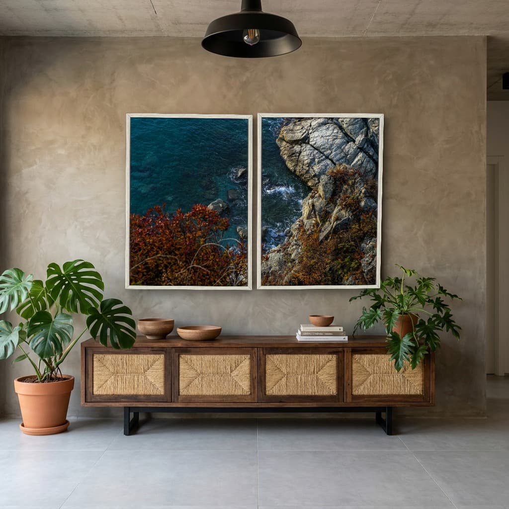 Kit Quadros Decorativos Mar