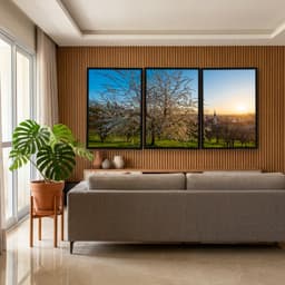 Kit Quadros Decorativos Árvore Branca