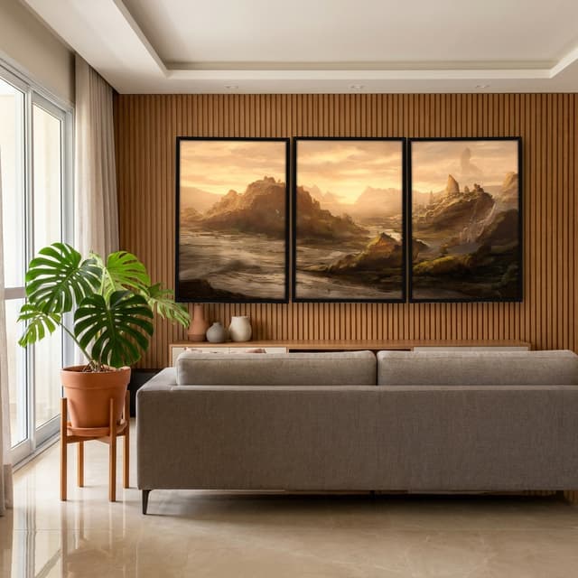 Kit Quadros Decorativos Montanha