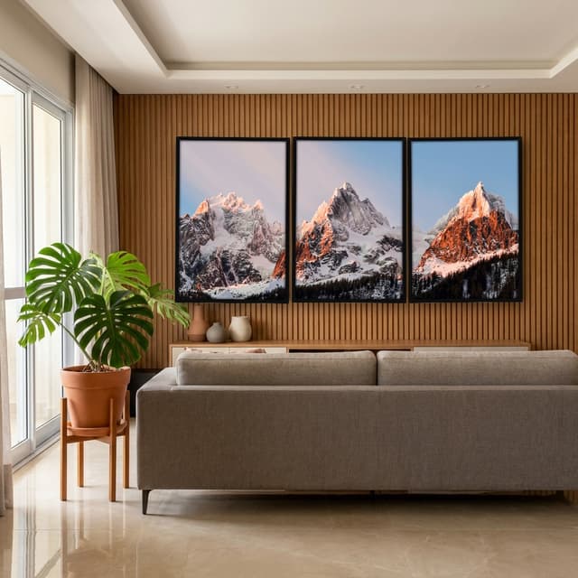 Kit Quadros Decorativos Montanha
