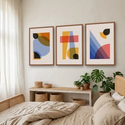 Kit Quadros Decorativos Geométrico
