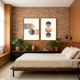 Kit Quadros Decorativos Geométrico