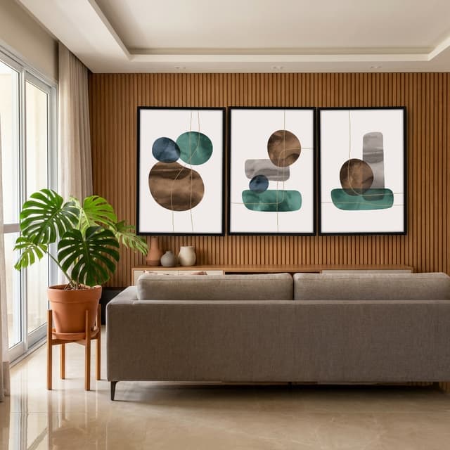 Kit Quadros Decorativos Orgânico