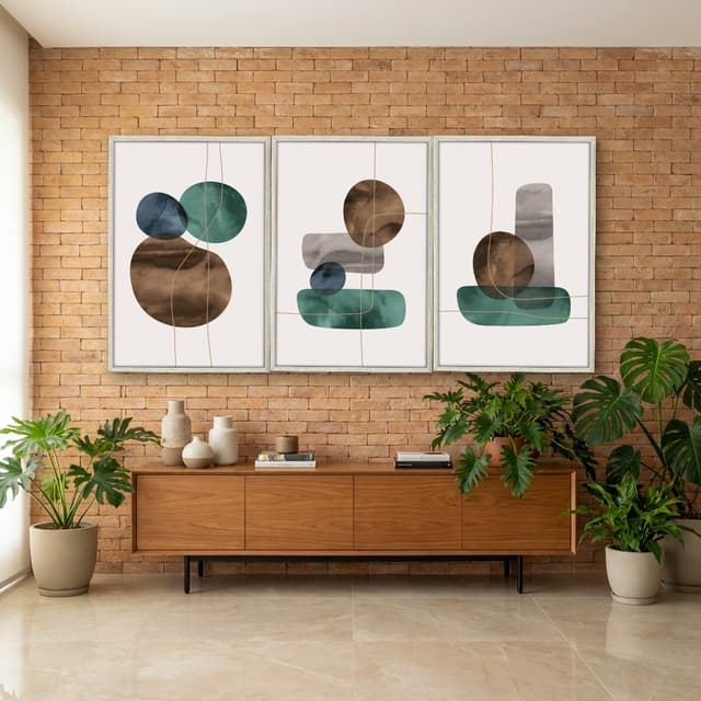Kit Quadros Decorativos Orgânico