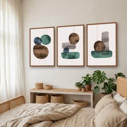 Kit Quadros Decorativos Orgânico