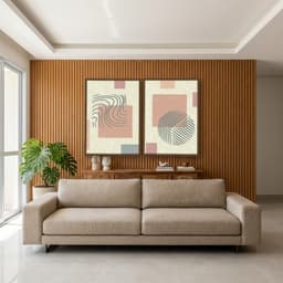 Kit Quadros Decorativos Figuras Geométricas