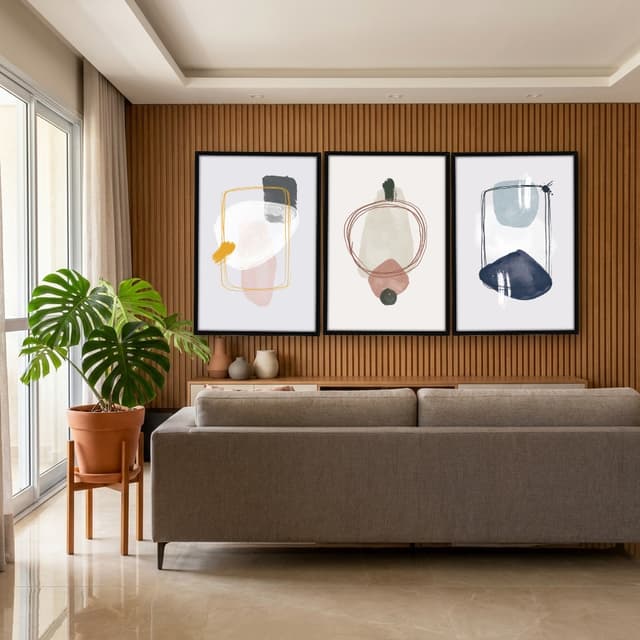 Kit Quadros Decorativos Minimalista