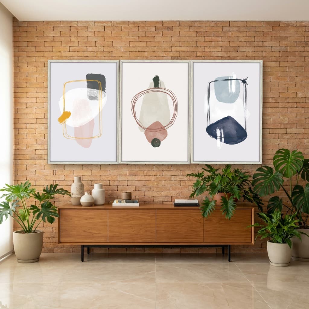 Kit Quadros Decorativos Minimalista