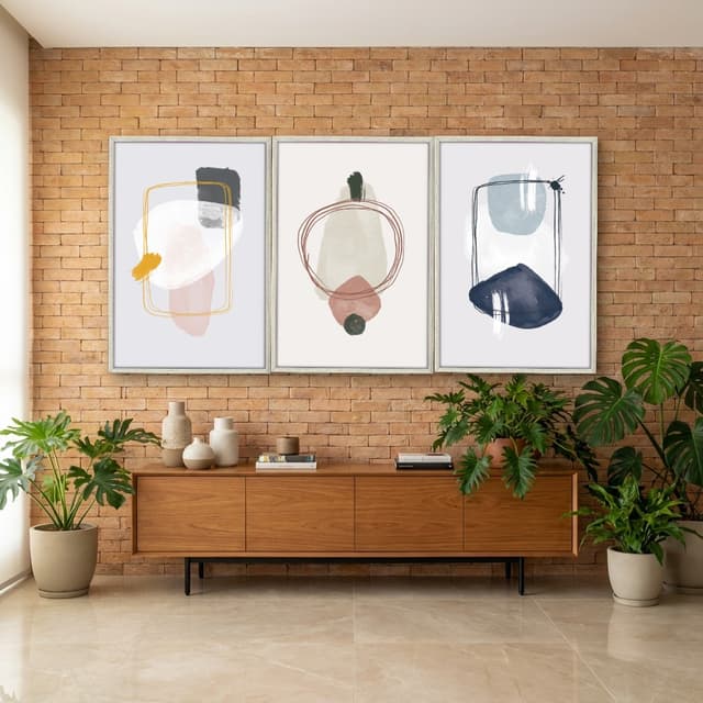 Kit Quadros Decorativos Minimalista