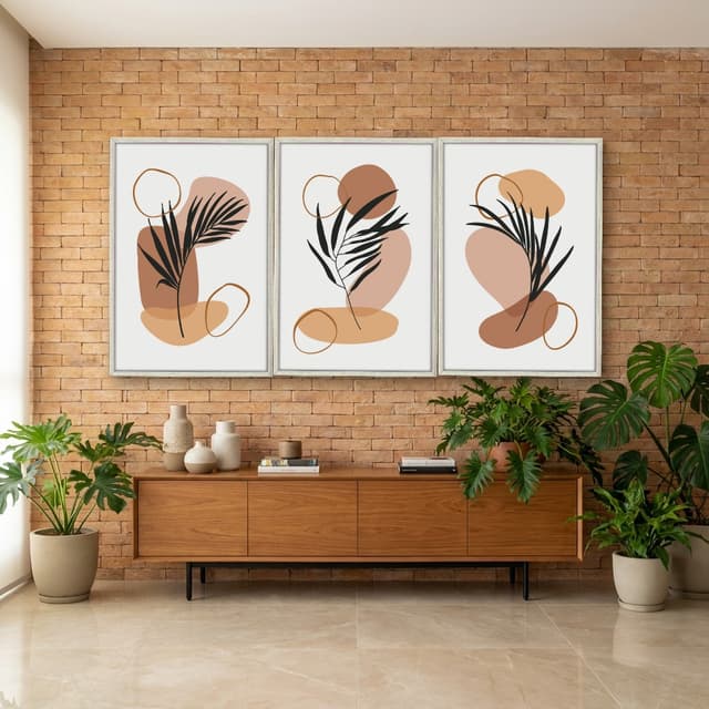 Kit Quadros Decorativos Tropical