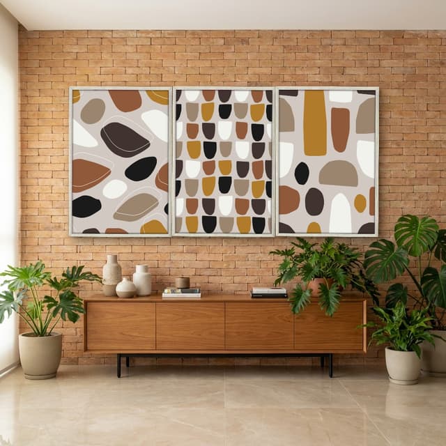 Kit Quadros Decorativos Orgânico