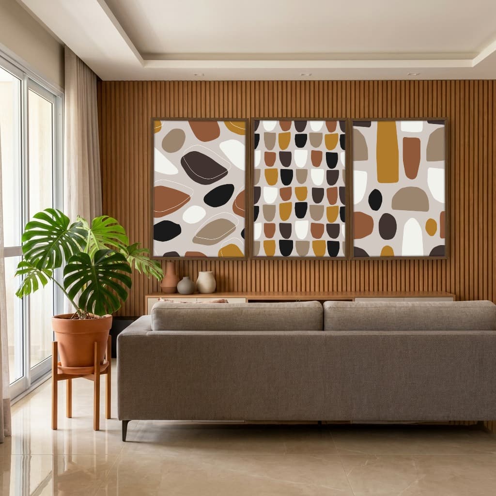 Kit Quadros Decorativos Orgânico