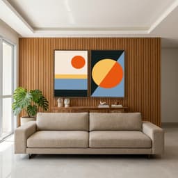 Kit Quadros Decorativos Geométrico
