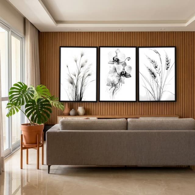 Kit Quadros Decorativos Minimalista