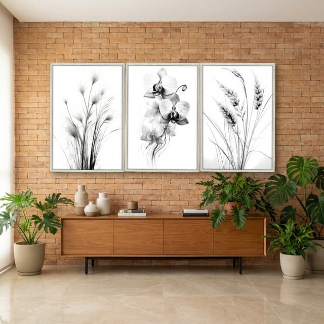 Kit Quadros Decorativos Minimalista