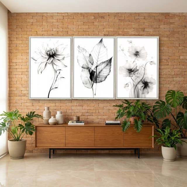 Kit Quadros Decorativos Minimalista