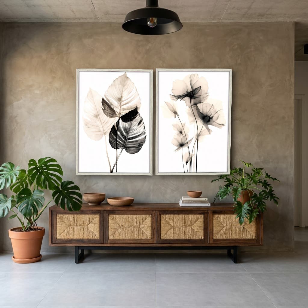 Kit Quadros Decorativos Minimalista