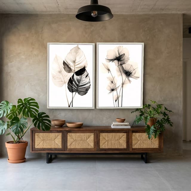 Kit Quadros Decorativos Minimalista