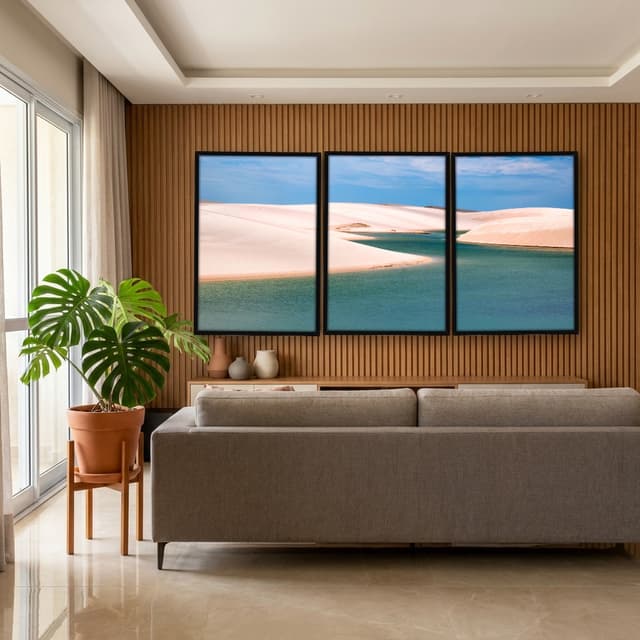 Kit Quadros Decorativos Mar