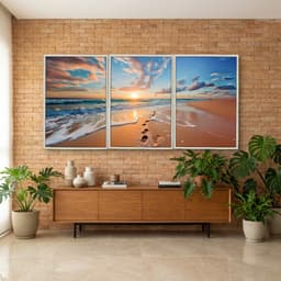 Kit Quadros Decorativos Mar