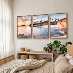 Kit Quadros Decorativos Mar