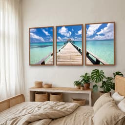 Kit Quadros Decorativos Passarela