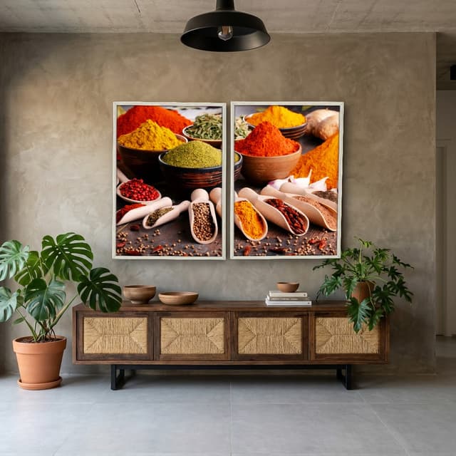 Kit Quadros Decorativos Tempero