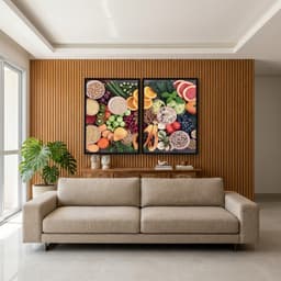 Kit Quadros Decorativos Verduras E Legumes