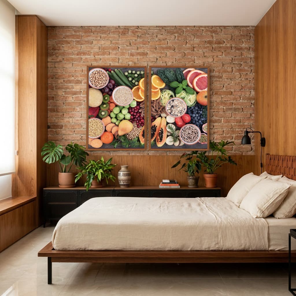 Kit Quadros Decorativos Verduras E Legumes