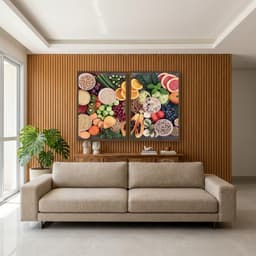 Kit Quadros Decorativos Verduras E Legumes
